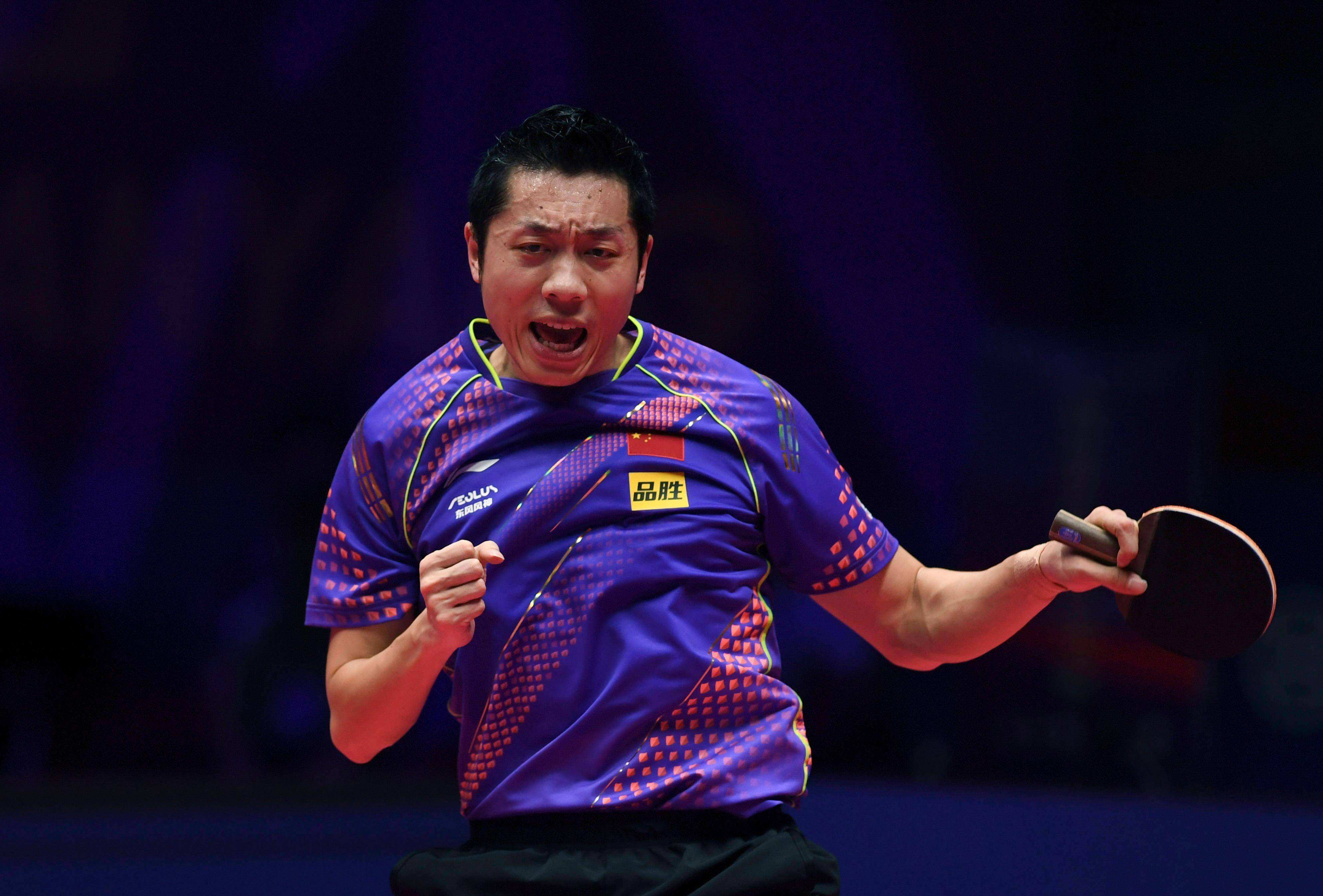 中国乒乓球队绝地反击韩国乒乓球队，许昕统治全场