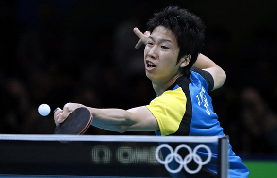 德国乒乓球队强势瑞典乒乓球队，水谷隼高光表现